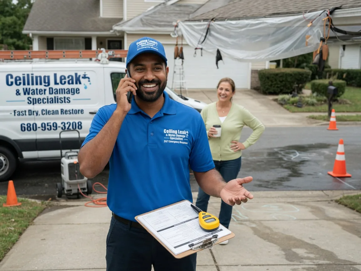 Ceiling Leak Cleanup Palm City, FL FAQs